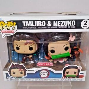 Funko Pop! Demon Slayer Tanjiro & Nezuko 2 Pack Target Exclusive